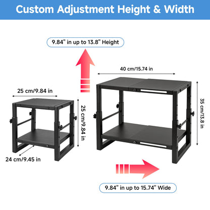 Locker Shelf for School, Adjustable Width and Height Locker Shelf Organizer,Office Desk Shelf Organizer, Heavy Duty locker organizer shelves Ideal Fits Standard Size School, Office, and Gym Lockers