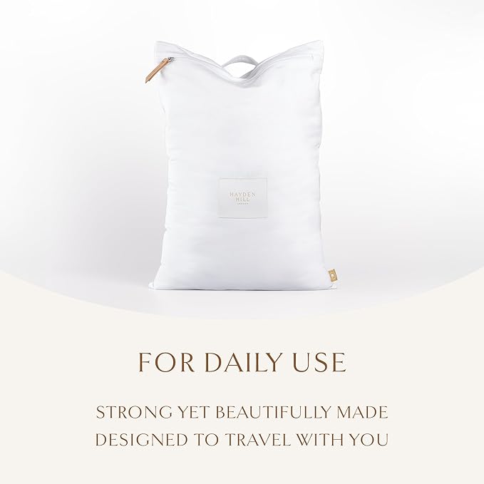Hayden Hill Luxury Organic Cotton Travel Laundry Bags