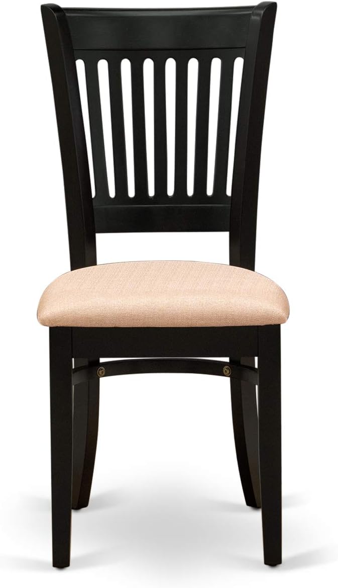 East West Furniture ANVA5-BLK-C 5 Piece Dining Room Furniture Set Includes a