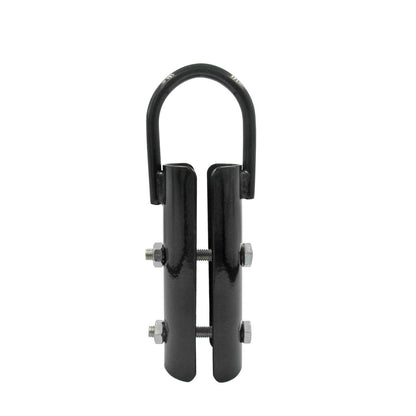 Forellfit 1.5in Climbing Rope Clamp，1 1/2 Rope Climb Workout Rig Attachment Hook for 1.5" Rope Clasp Garage Gym Fitness Equipment with Carabiner Eyehook Strength Training Home Indoor Safety