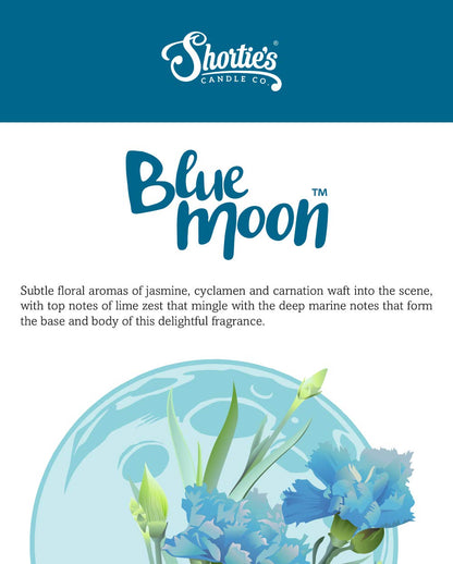 Shortie's Candle Company Blue Moon™ Premium Wax Melts 4 Pack - 12 Oz., Strong & Long Lasting, Non-Toxic - Made with Essential & Natural Oils - Formula 117