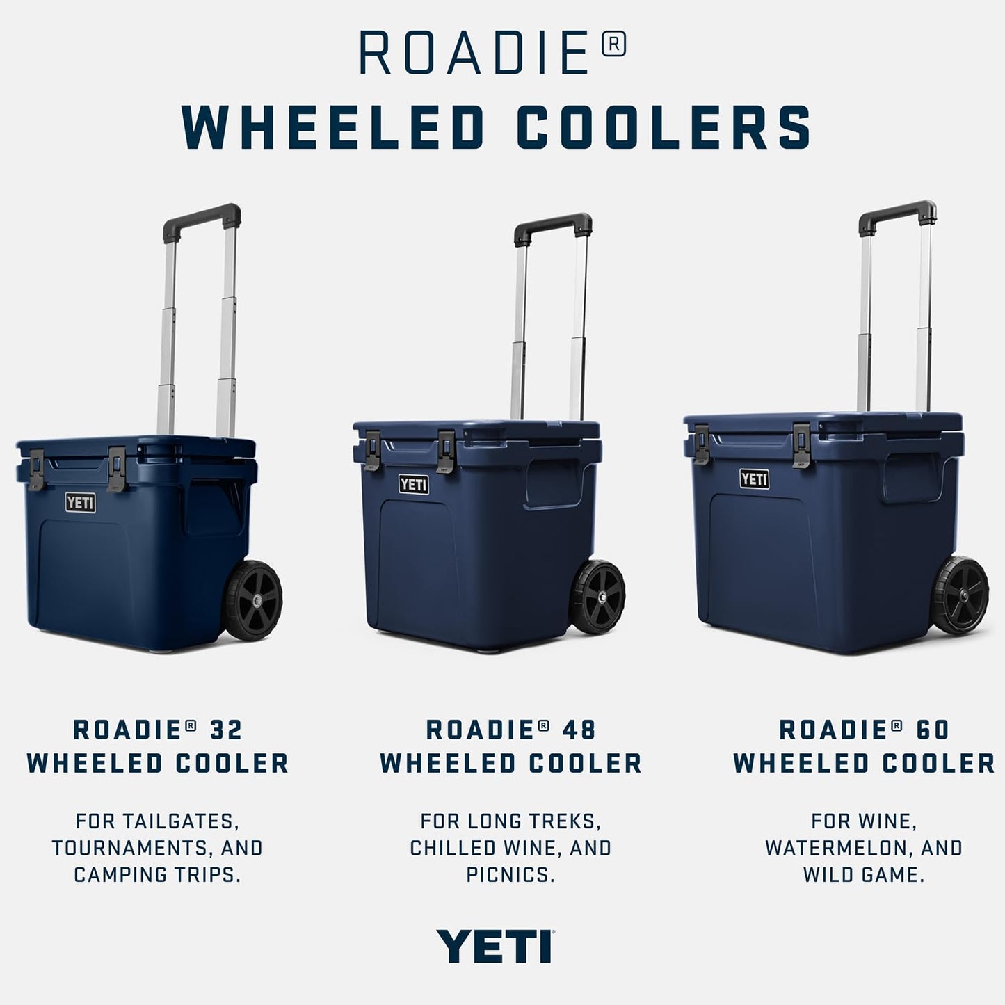 YETI Roadie 32 Wheeled Cooler, White