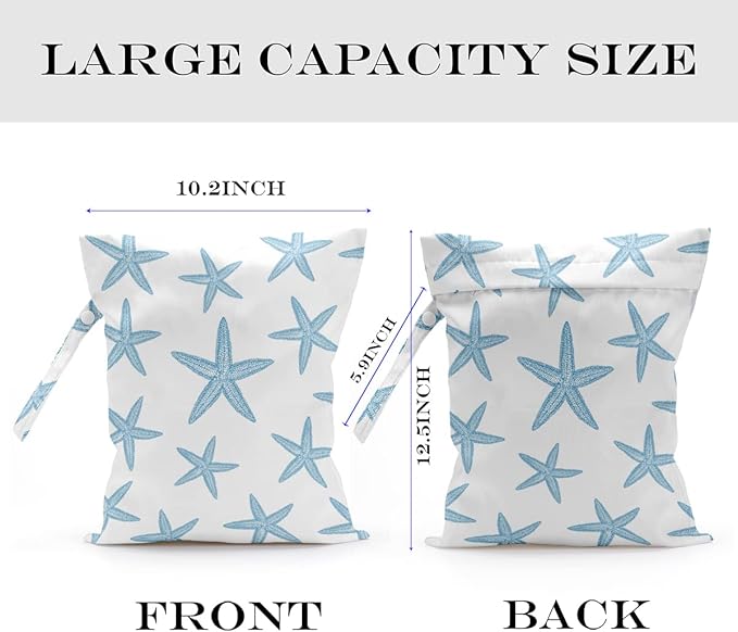 Wet Bag, Wet Dry Bag, Wet Bag for Swimsuit Travel Beach Pool Dirty Yoga Gym
