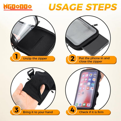 Phone Holder for Running, Wristbands and Forearm Phone Holder Compatible with iPhone 16/15/14/13/12/11 Plus Pro Max,for Ridding Jogging Running, Mobile Phone Armband Wrist Strap Bags Up to 6.9"