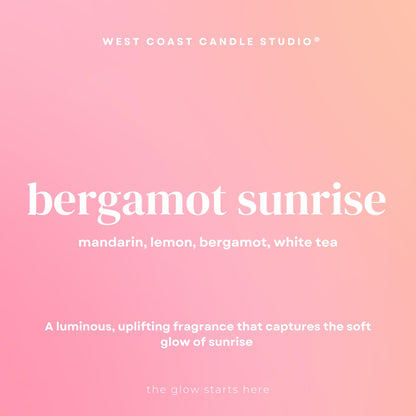 Pet Safe Candle for Dogs | Non Toxic Coconut Apricot Wax Candle | Clean Burning, Paraffin-Free | Pet Odor Eliminating Home Fragrance | 9 oz (Bergamot Sunrise)