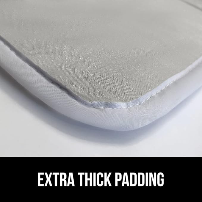GORILLA GRIP Ironing Mat, Portable Iron Pad, Magnetic Cover