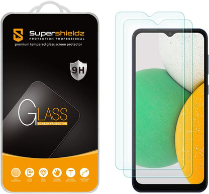 Supershieldz (2 Pack) Designed for Samsung Galaxy A03s Tempered Glass Screen Protector, Anti Scratch, Bubble Free