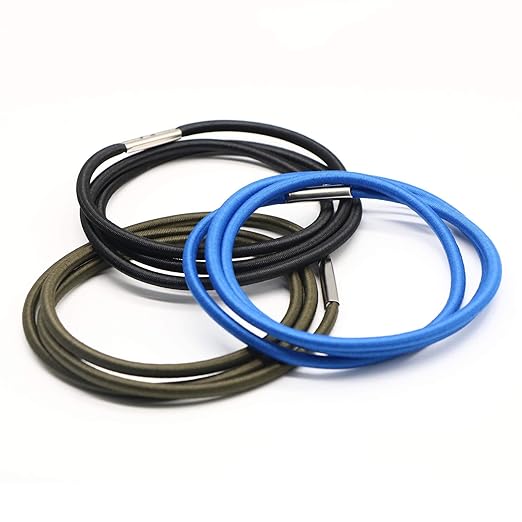 Trash Can Elastic Rubber Bands, Fits 13 to 30 Gallon Trash Cans, Durable