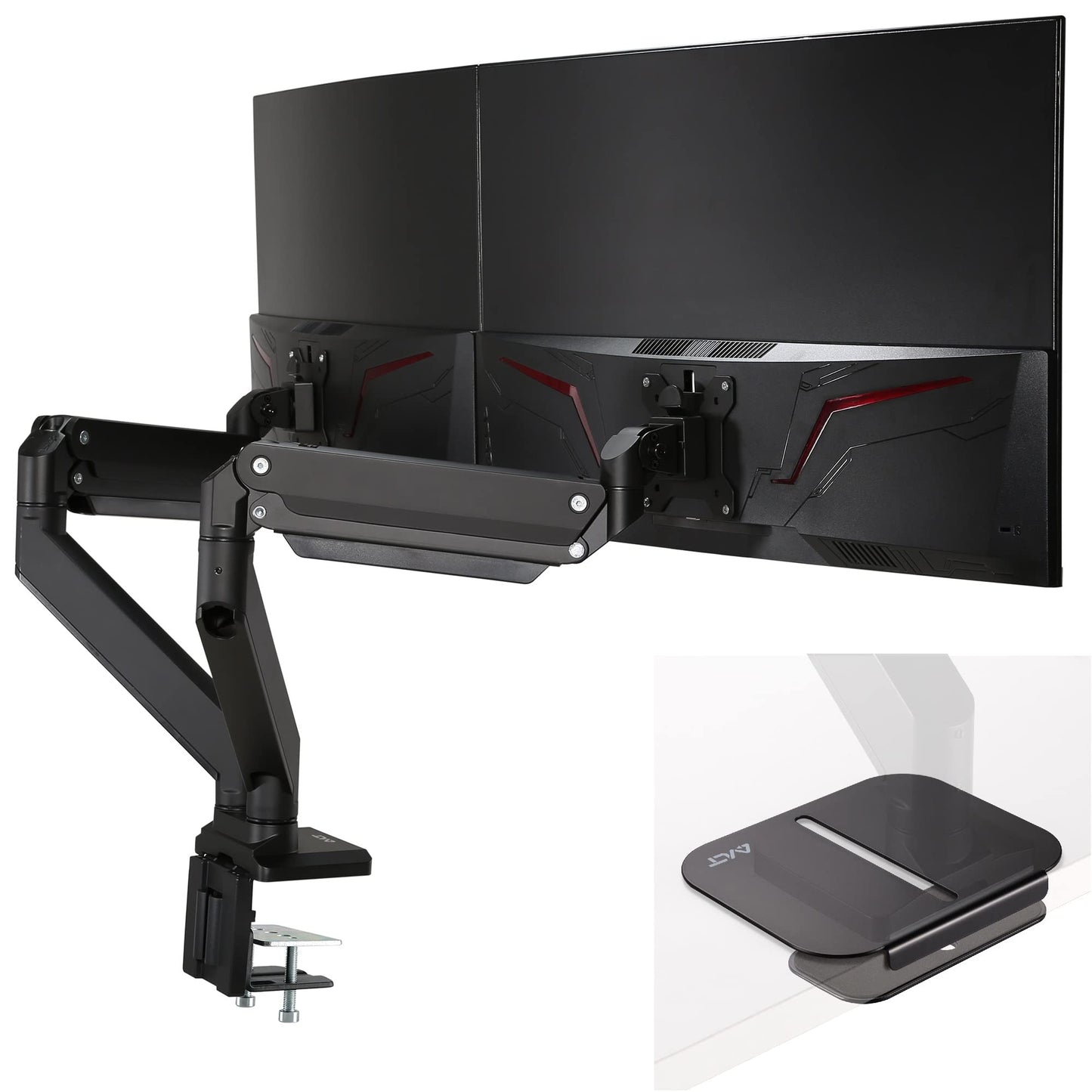 AVLT Dual Monitor Arm and Reinforcement Plate