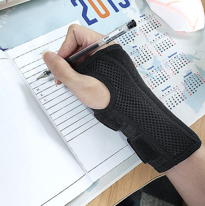 NuCamper Wrist Brace Carpal Tunnel Right Left Hand for Men Women, Night Wrist Sleep Supports Splints Arm Stabilizer with Compression Sleeve Adjustable Straps,for Tendonitis Arthritis Pain Relief (Right Hand-Pink, Small/Medium (Pack of 1))