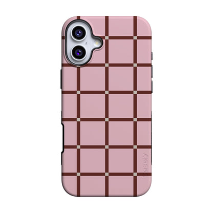 Casely iPhone 16 Plus Case | Blue Stripes | Sunday Best | Compatible with MagSafe | Bold Protective Design