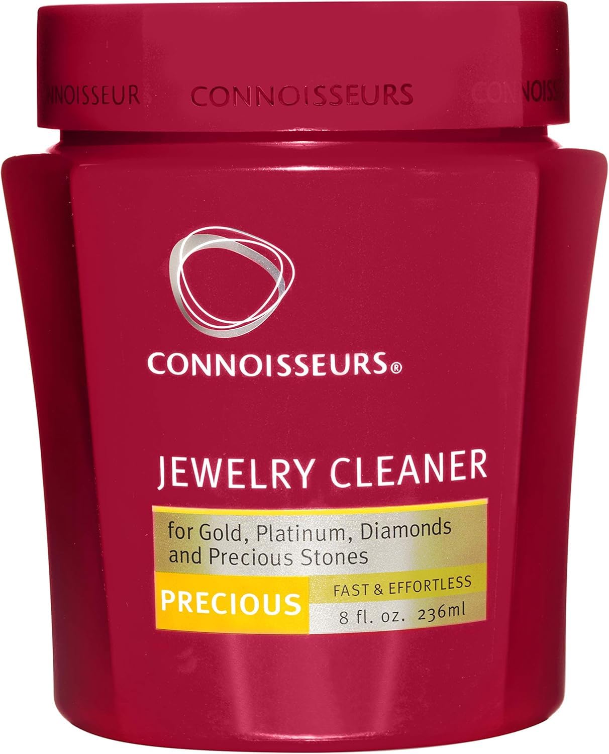 Connoisseurs Gold Jewellery Cleaner | Gold Cleaner for Jewelery with Polishing Cloth | Jewellery Solution for Diamonds, Platinum & Golds