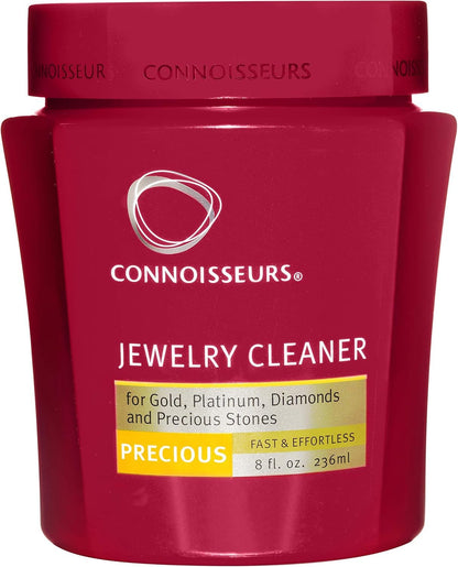 Connoisseurs Gold Jewellery Cleaner | Gold Cleaner for Jewelery with Polishing Cloth | Jewellery Solution for Diamonds, Platinum & Golds