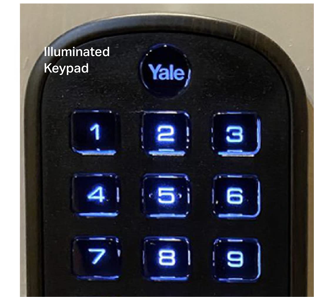 Yale | LiftMaster Smart Lock with Touchscreen Deadbolt - Works with myQ App & Key by Amazon in-Garage Delivery when paired with Smart Garage Hub (sold separately), Oil Rubbed Bronze