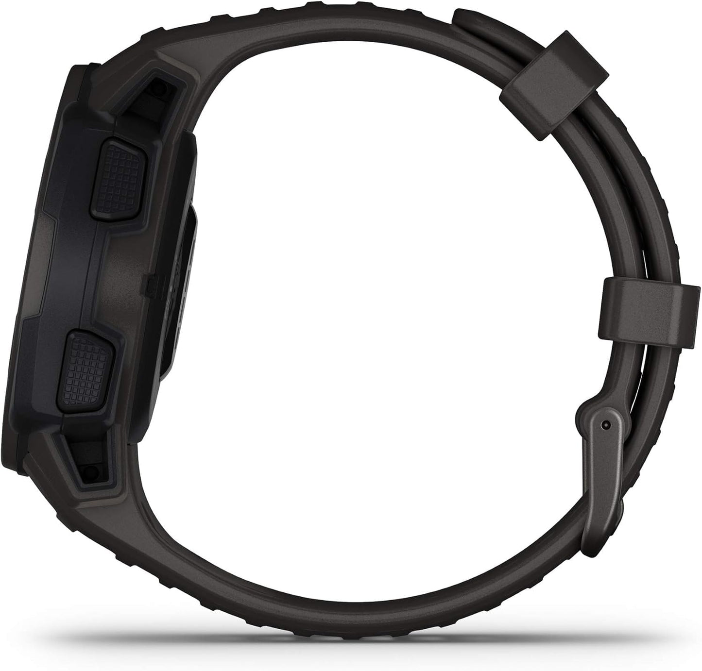 Garmin Instinct Solar, Solar-powered Rugged Outdoor Smartwatch, Built-in Sports Apps and Health Monitoring, Graphite