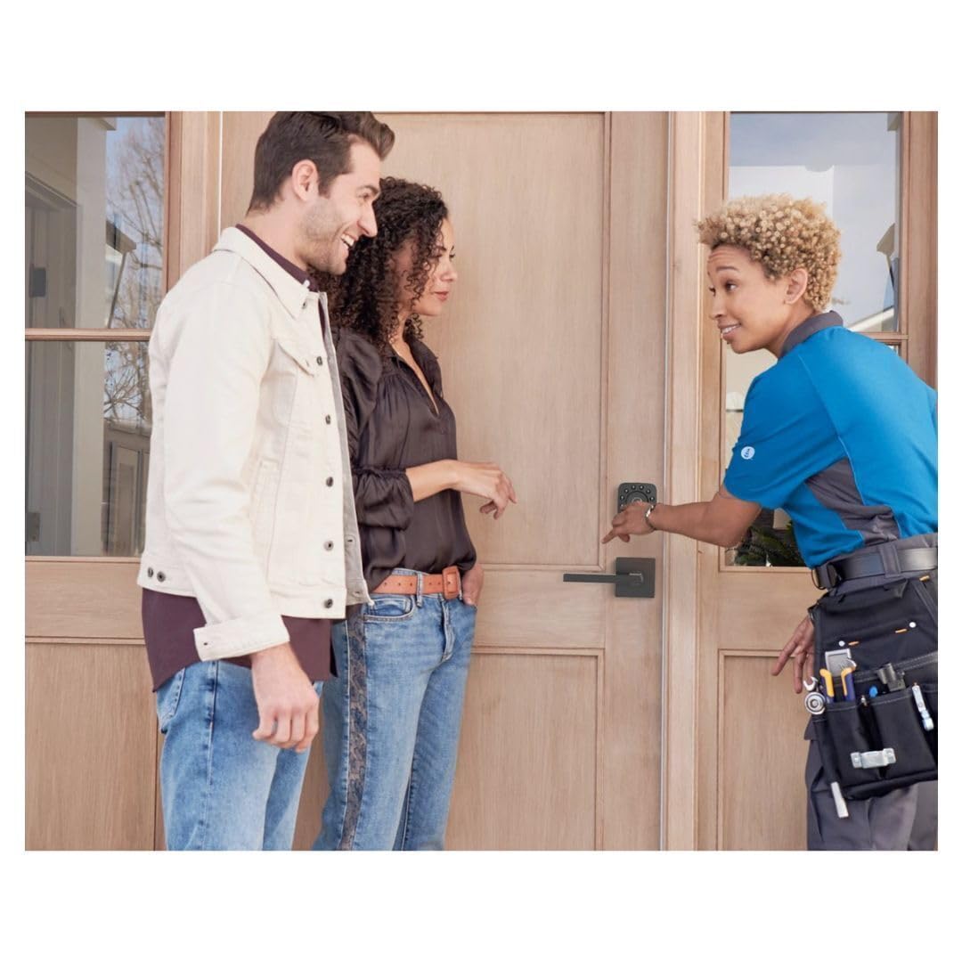 ULTRALOQ U-Bolt Pro Smart Lock with Door Sensor, 6-in-1 Keyless Entry Door Lock with Built-in WiFi, Fingerprint ID, Smartphone, Auto Unlock, WiFi Deadbolt, ANSI Grade 1 Certified