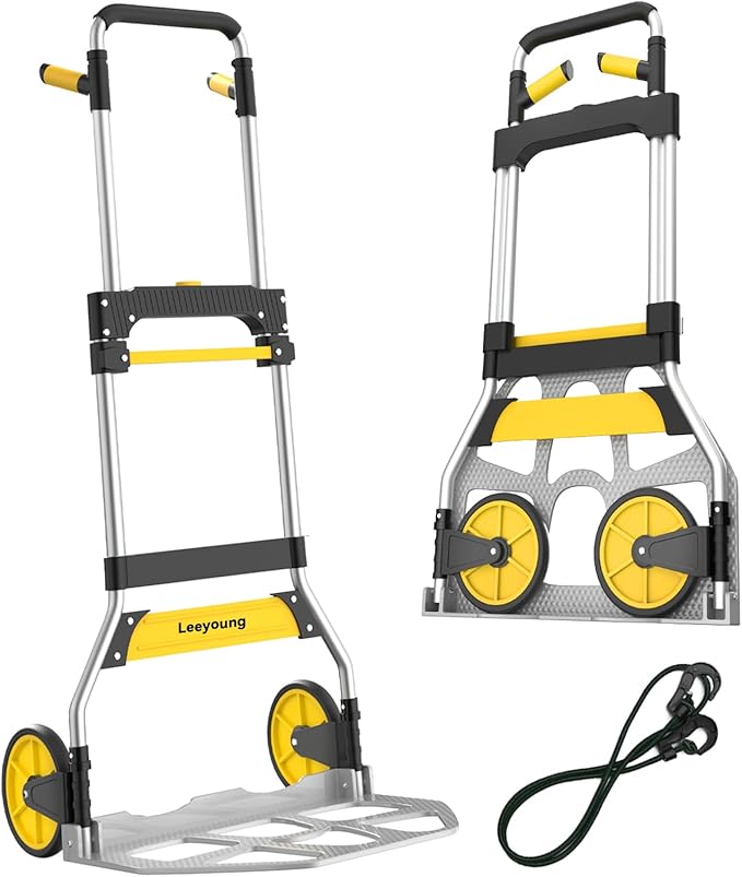 Aluminum Folding Hand Truck 309lb Capacity