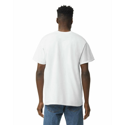 Gildan Men's 10-Pack Heavy Cotton Adult T-Shirt (G5000), White, Medium