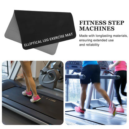 TOYANDONA Black Non- Treadmill Mat Shock-Absorbing Pad for Noise Reduction - Floor Protector for Home Gyms Compatible Various Treadmill Models