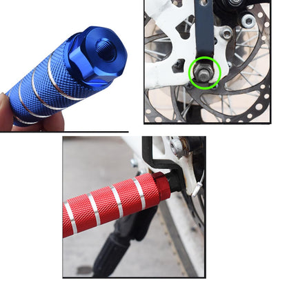 HOUSON 2 PCS Bicycle Pegs, Aluminum Alloy Bicycle Foot Pegs Bike Pegs Bicycle Footrests for Mountain Bikes Road Bike 100 * 28mm Black