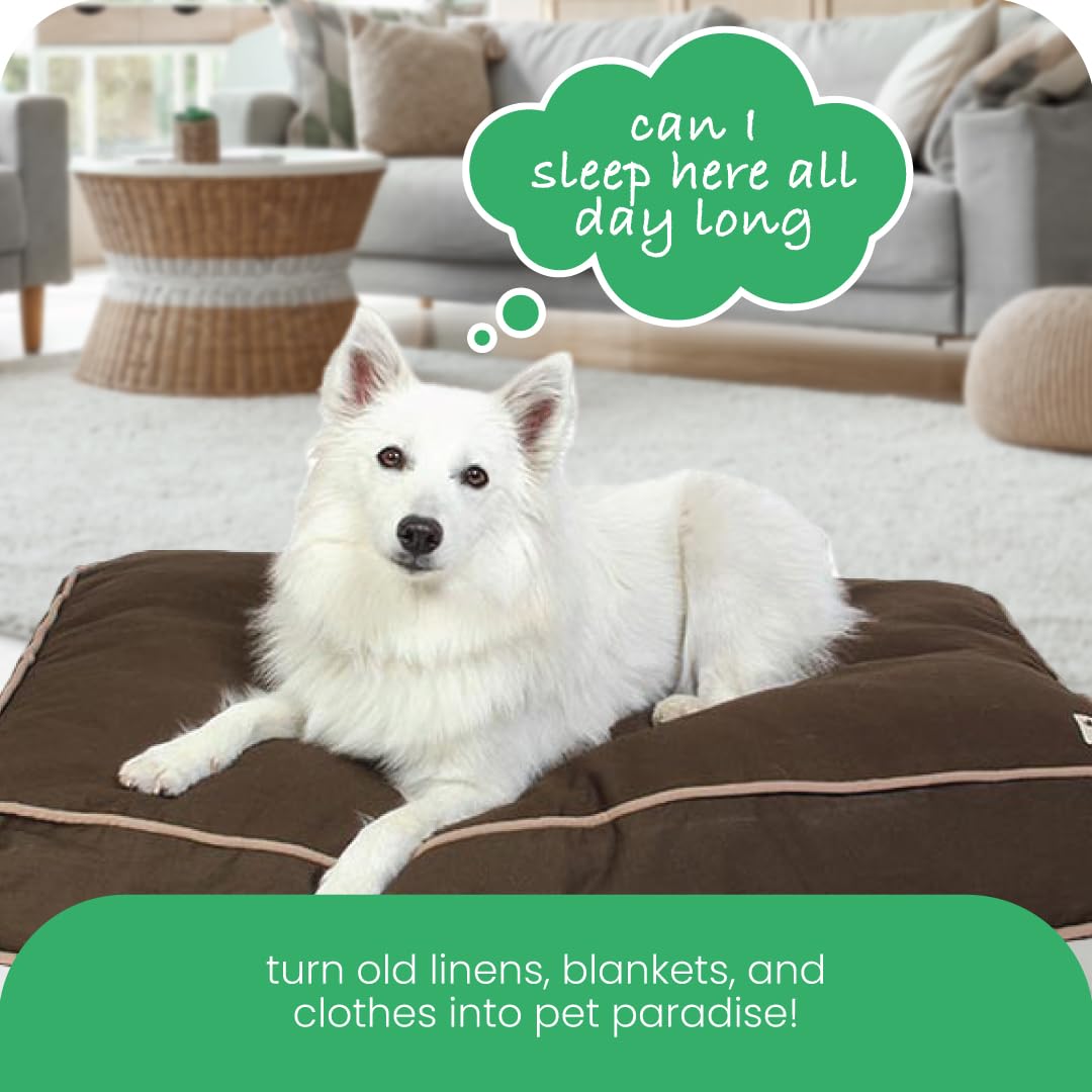 Molly Mutt Medium to Large Dog Bed Cover - Landslide Print - Measures 27”x36”x5’’ - 100% Cotton - Durable - Breathable - Sustainable - Machine Washable Dog Bed Cover