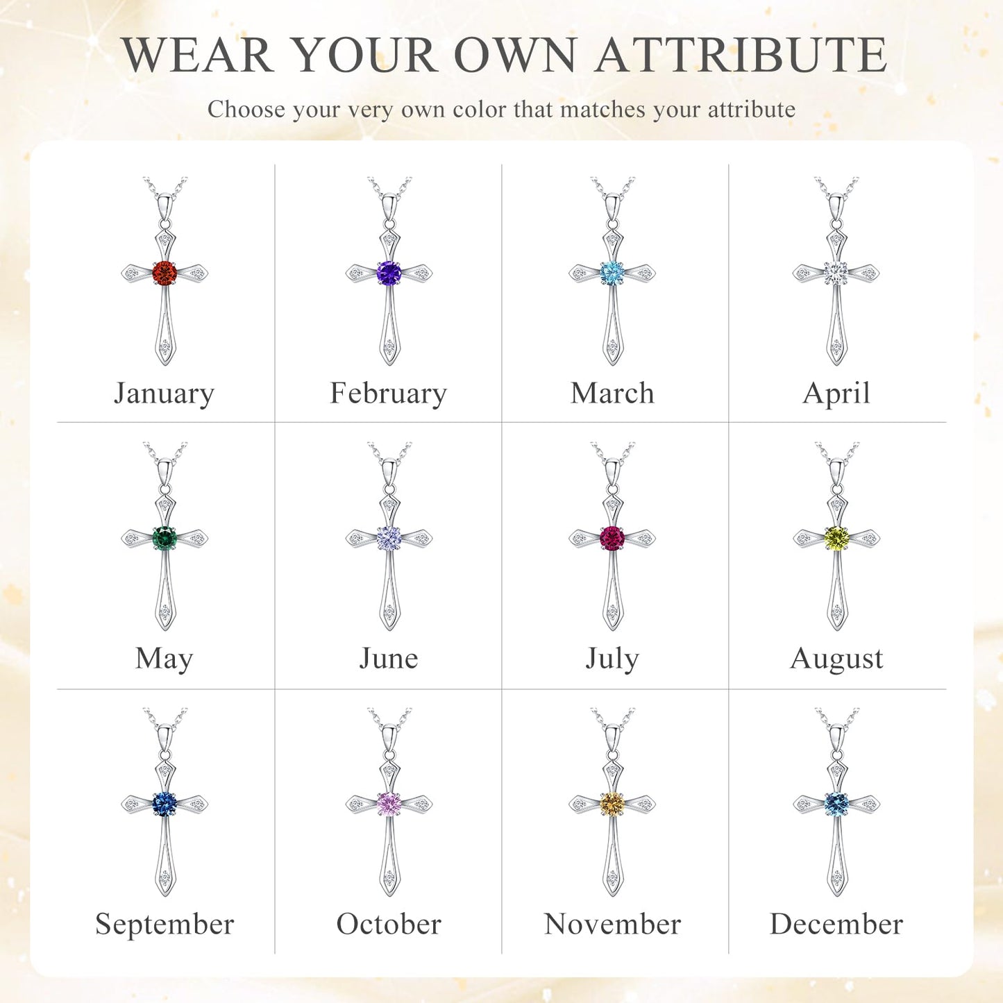 Cross Necklace for Women ,925 Sterling Silver Birthstone Necklace,Aquamarine-March Birthstone Cross pendant jewelry,Faith Religious Fine Jewelry Valentines Day Gifts Birthday Holiday Gifts for Her