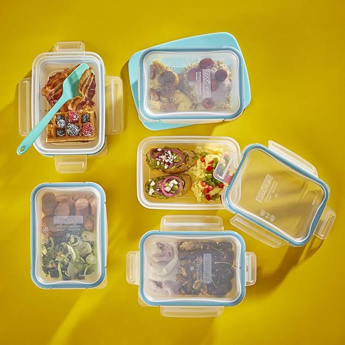 Snapware Plastic Total Solutions Food Storage Containers Set, Airtight &