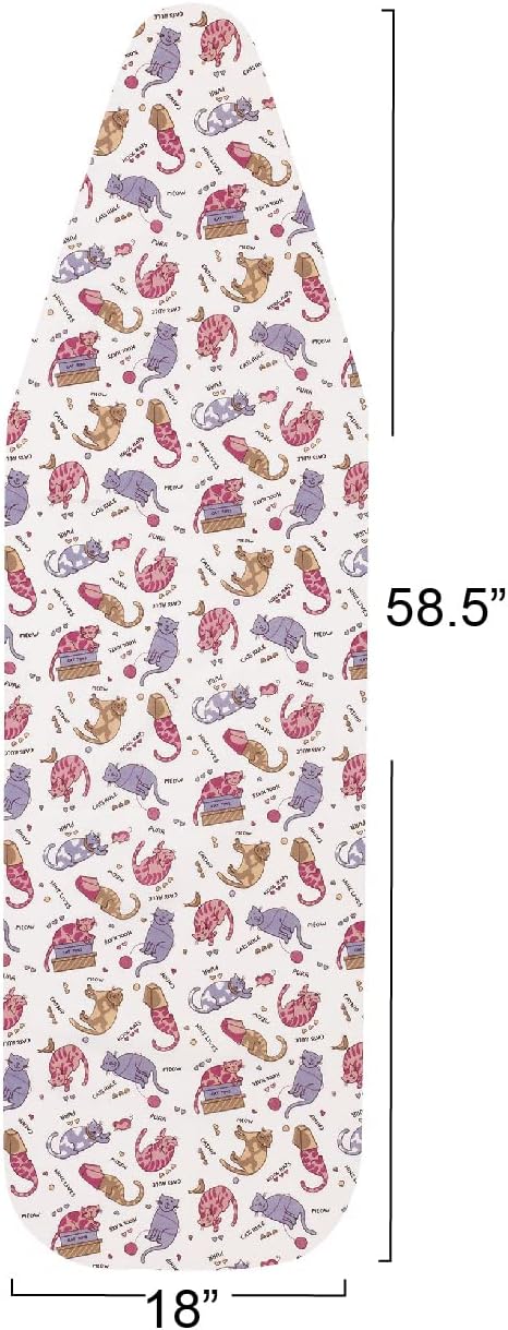 Household Essentials Deluxe Ironing Board Cover, Kool Kats