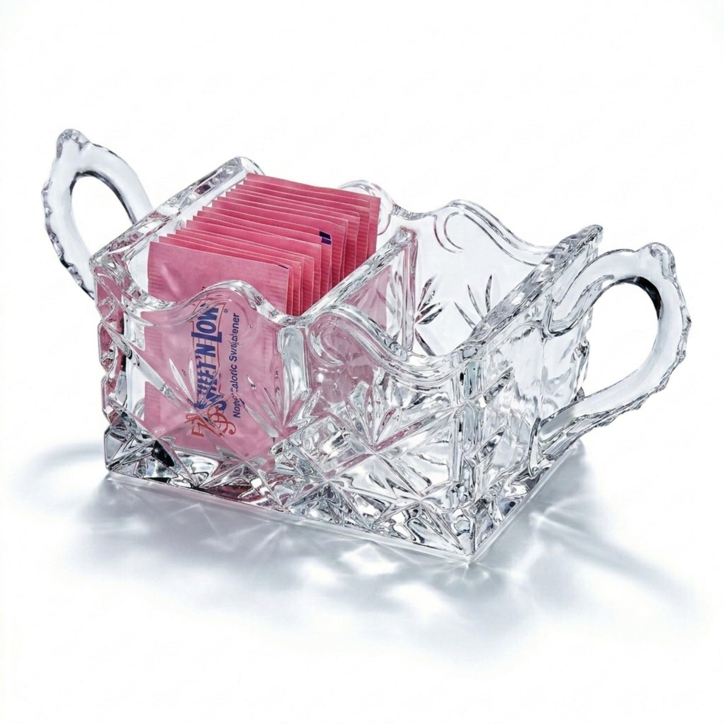 Godinger Sugar Bowl, Caddy Bowl, Storage Dish for Sugar, Salt, Coffee Packets, Sancks & Candies, 7X3