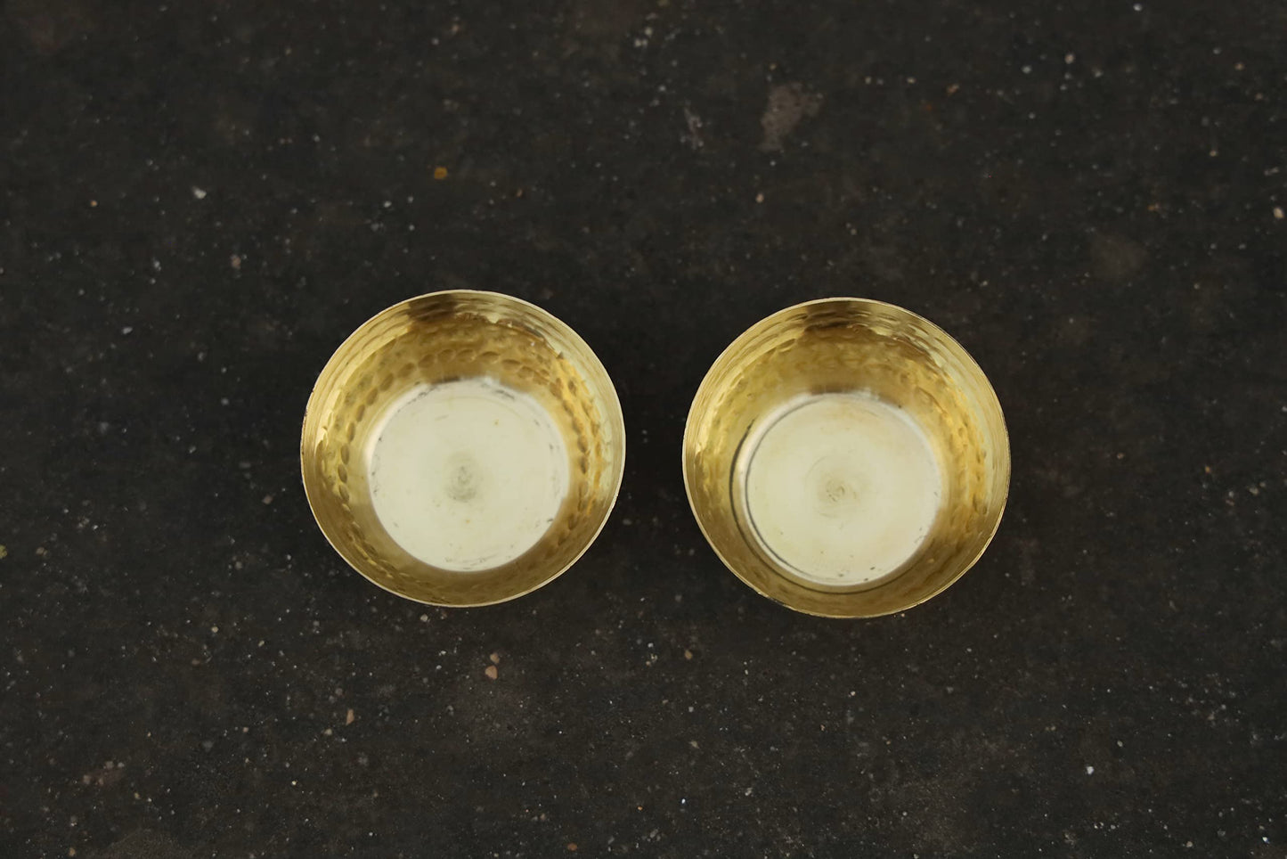 Handmade Hammered Brass Tealight Holder Set of 3 Votive Holders -2.5X1 DH inches Party Decoration