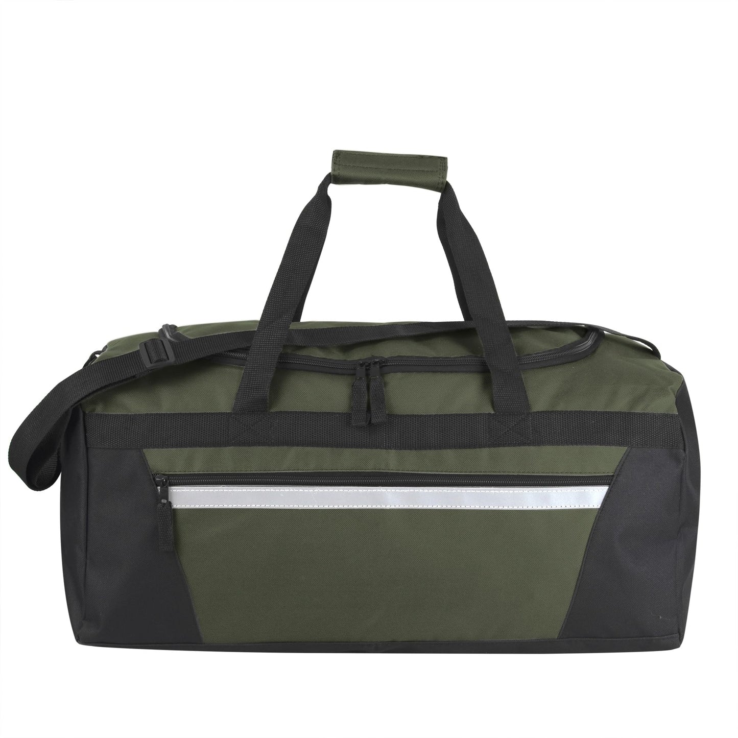 40 Litre, 22 Inch Duffle Bag for Women Men Travel; Large Duffel Bag with Shoulder Strap, Sections (Hunter Green)