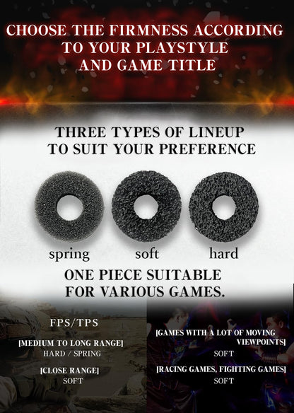 OniAim Precision Rings Gray Demon AIM Assist Motion Control Accessories for PS5, PS4, Xbox Series, PC Gamepads, Switch Pro Controller & Scuf Controller (Spring)