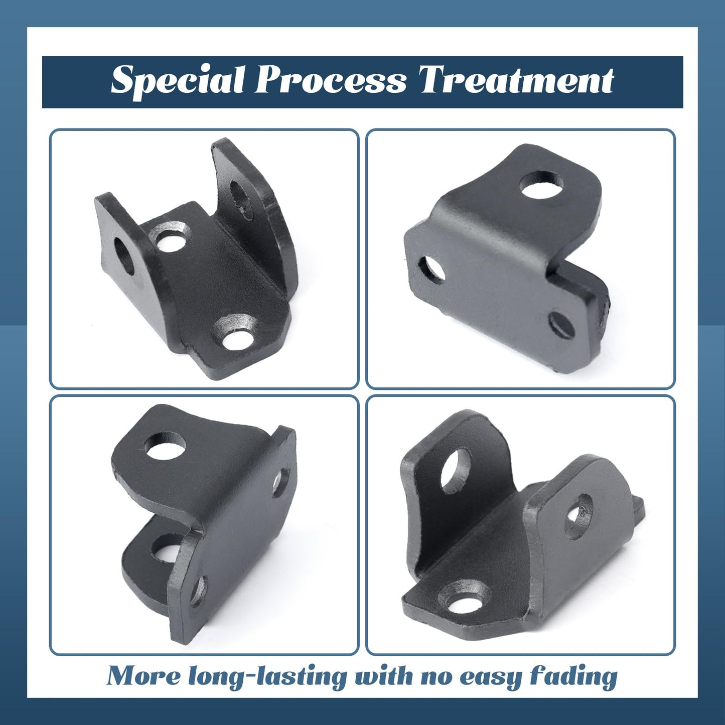 Esttlamer 1 Pair E-Dirt Bike Foot Pegs Bracket Holder Compatible with Tuttio Soleil 01, Footpegs Mount Aluminum Footrest Bracket