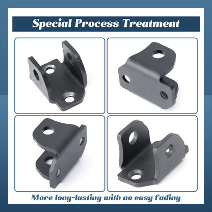 Esttlamer 1 Pair E-Dirt Bike Foot Pegs Bracket Holder Compatible with Tuttio Soleil 01, Footpegs Mount Aluminum Footrest Bracket