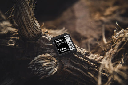Lexar Professional 1667x SD Card 128GB, SDXC UHS-II Memory Card, Up to 250MB/s Read, 120MB/s Write, Class 10, U3, V60 SD for Professional Photographer, Videographer, Enthusiast (LSD128CB1667)