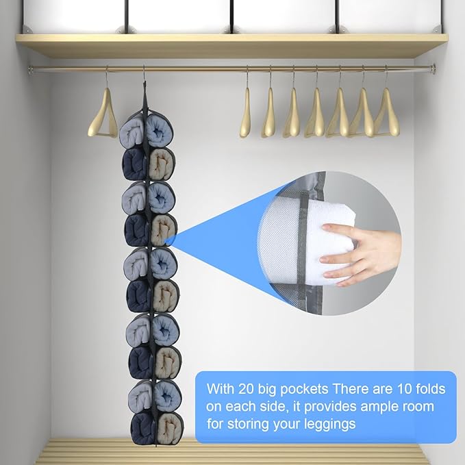2-Pack Hanging Organizer for Closet