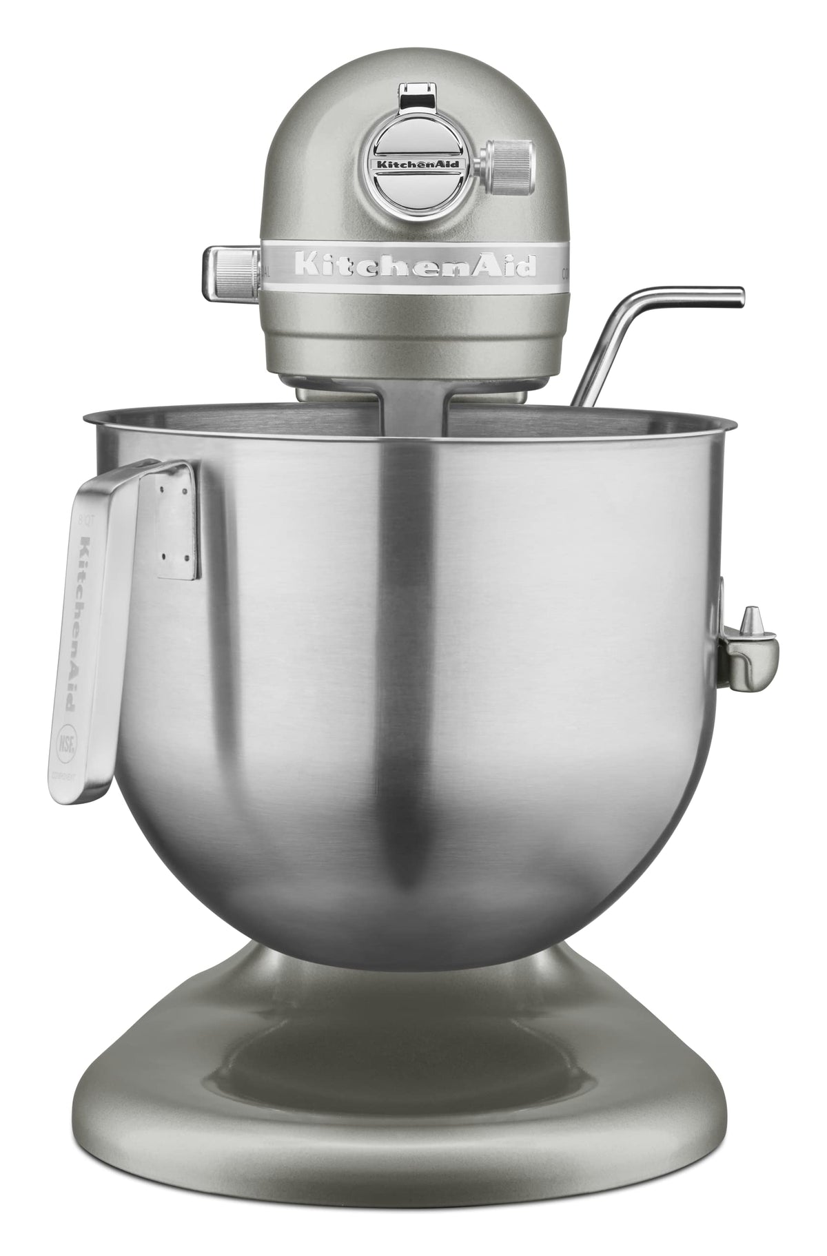 KitchenAid KSM8990CU 8-Quart Commercial Countertop Mixer, 10-Speed, Gear-Driven, Contour Silver