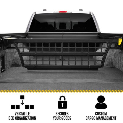 RealTruck Roll-N-Lock Cargo Manager Truck Bed Organizer | CM575 | Fits 2022 - 2025 Toyota Tundra Crew Cab, Double Cab 5' 7" Bed (66.7")