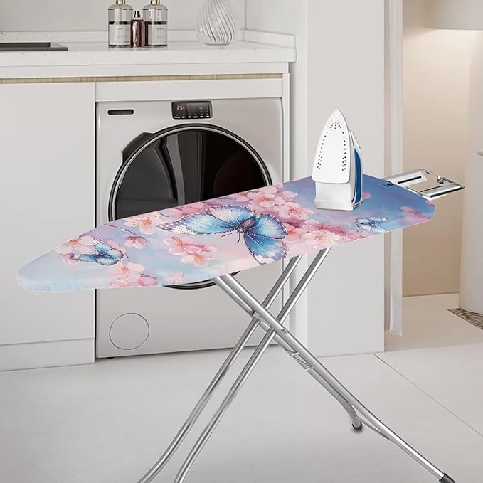 Cherry Blossom Butterfly Padding Ironing Board Covers Easy to Install Stain