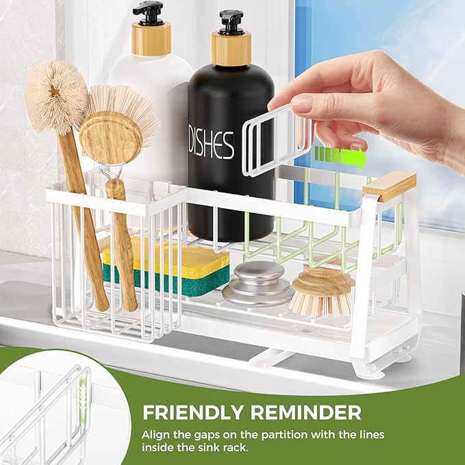 Sponge Holder for Kitchen Sink, Kitchen Sink Caddy