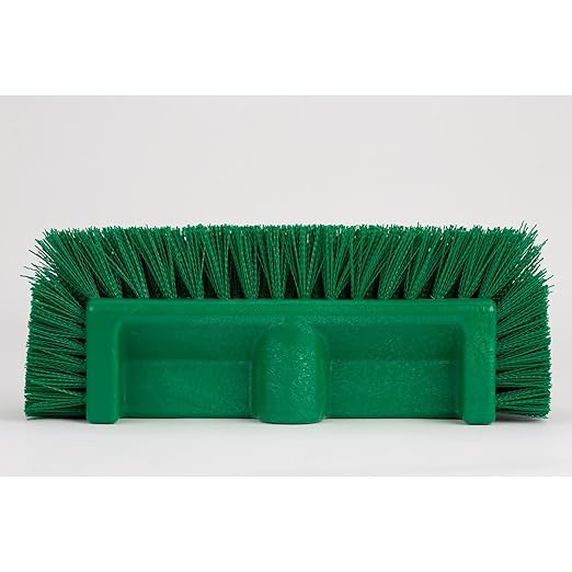 SPARTA Multi-Level Tile Scrub Brush 12" Wide Brush Head, Heavy-Duty Tile