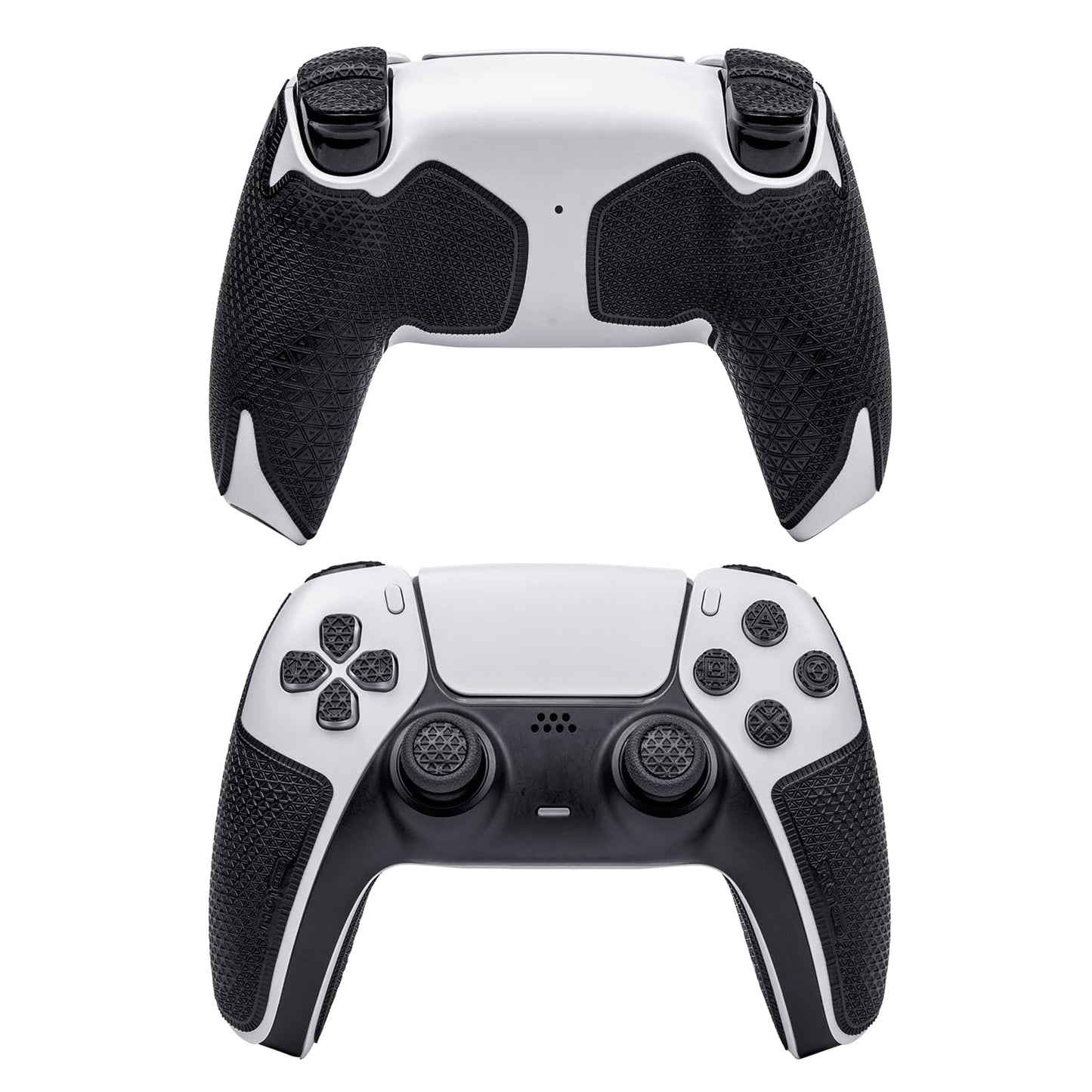 TALONGAMES PS5 Controller Grip Compatible with PlayStation 5 DualSense, PS5 Controller Accessories, Anti-Skid, Sweat-Absorbent, Pre-Cut, Easy to Install (Ultra Version, Black)