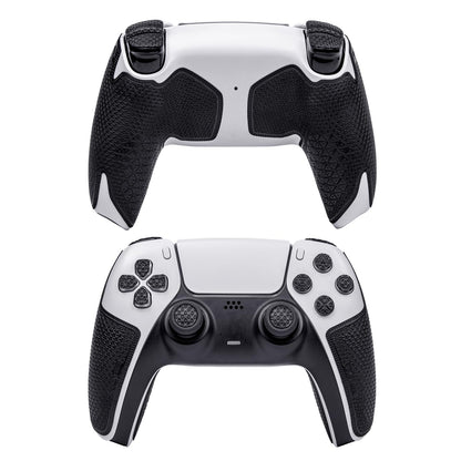 TALONGAMES PS5 Controller Grip Compatible with PlayStation 5 DualSense, PS5 Controller Accessories, Anti-Skid, Sweat-Absorbent, Pre-Cut, Easy to Install (Ultra Version, Black)