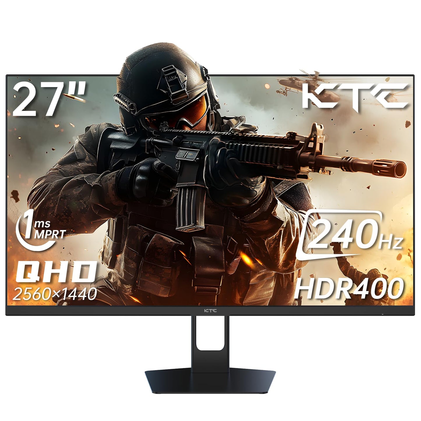 KTC MegPad 32" Smart Portable TV, 4K Touch Screen Portable TV Monitor, Android 13 Google EDLA Certified 8G RAM+128G Storage, Octa-core CPU 9500mAh Battery, Dual 6W Speakers WiFi 6