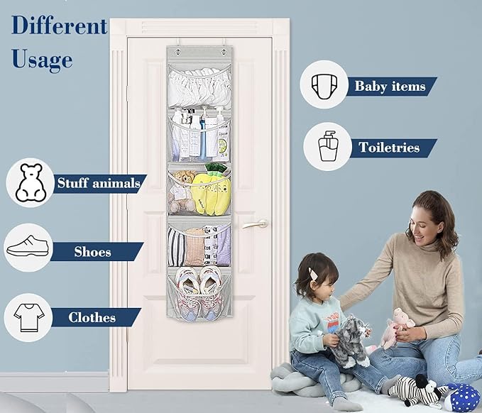 KEETDY Over the Door Organizer Storage