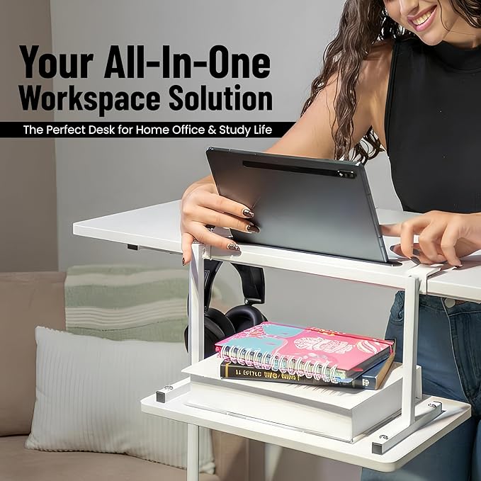 Model 2026 Adjustable Height Rolling Desk