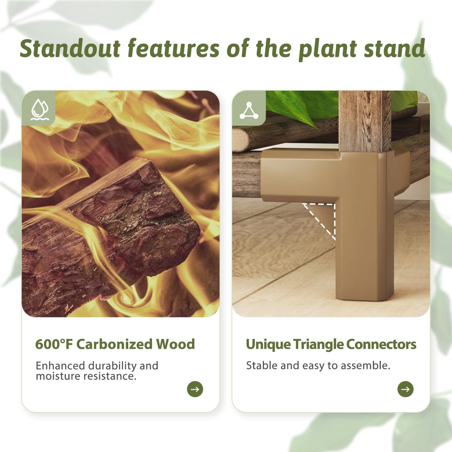 Bamworld Plant Stand with Grow Lights Large Plant Shelf Indoor Hanging Plants 17 tiers Large Plant Shelf for Indoor Plants Display Heavy Duty Plant Rack for Living Room Patio Decor
