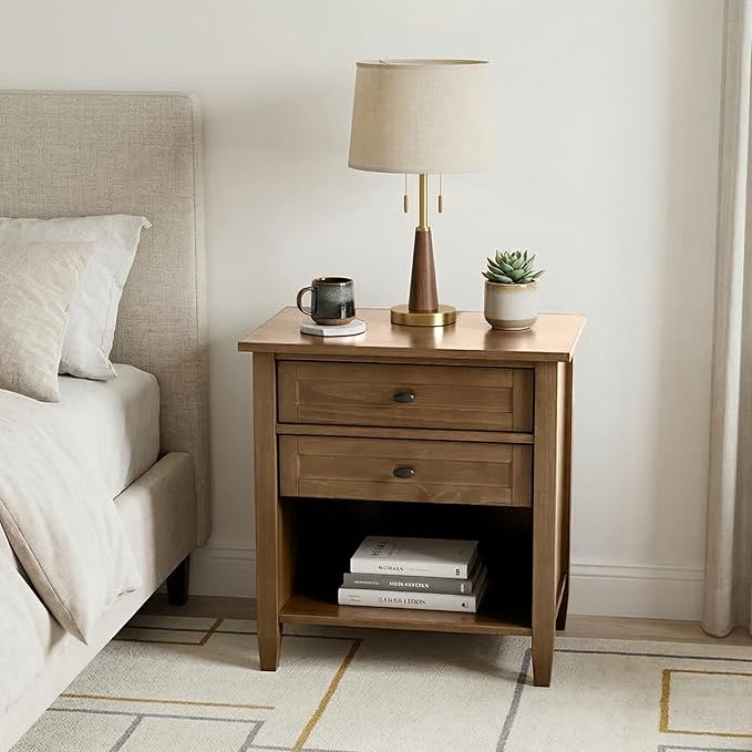 SIMPLIHOME Warm Shaker Nightstand