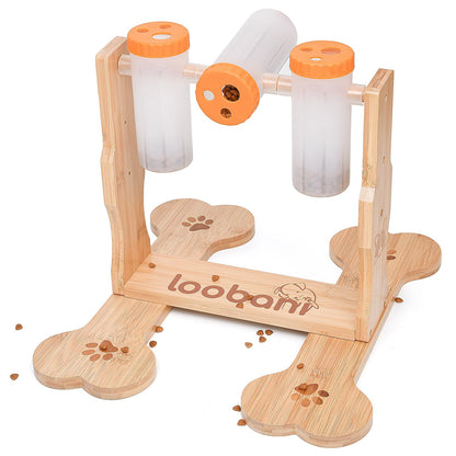 LOOBANI Dog Puzzle Toys Wooden - Interactive Toys for Boredom, IQ Training and Mental Brain Stimulation, Treat Dispensing and Entertainment/Food Slow Feeder for Small to Large Dogs