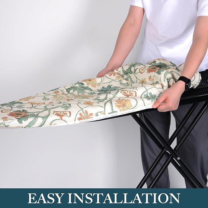 Premium Ironing Board Cover and Pad – Reflective Heat Technology, Heavy-Duty